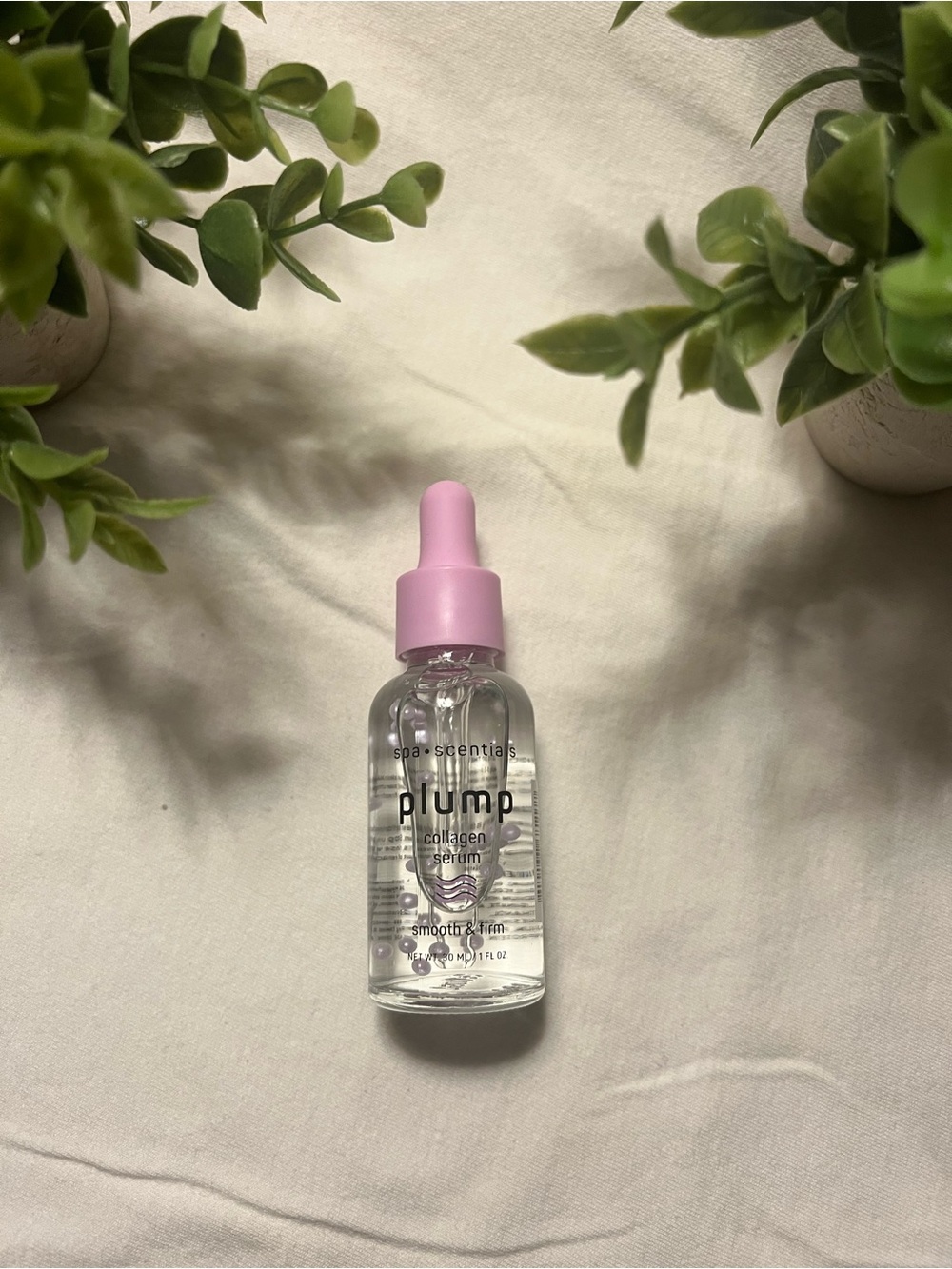 Plump Collagen Serum with Pink Dropper